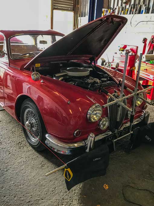 Jaguar Mk2 suspension set up
