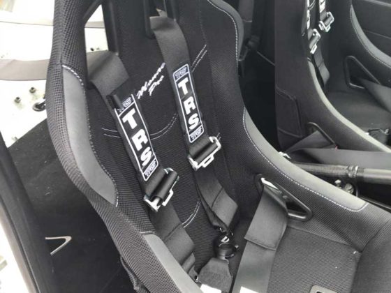 Track day Fiesta Racing seats and harness