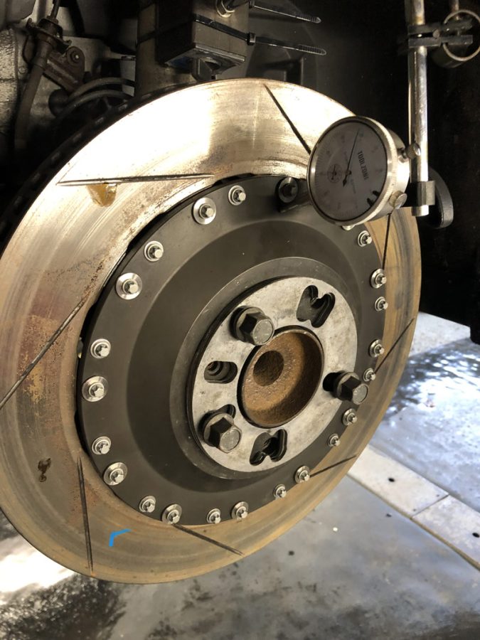 BMW M3 E92 AP Racing Brakes measurement